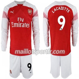 Maillot de Foot Arsenal FC Alexandre Lacazette 9 Enfant Domicile 2018/19 ML